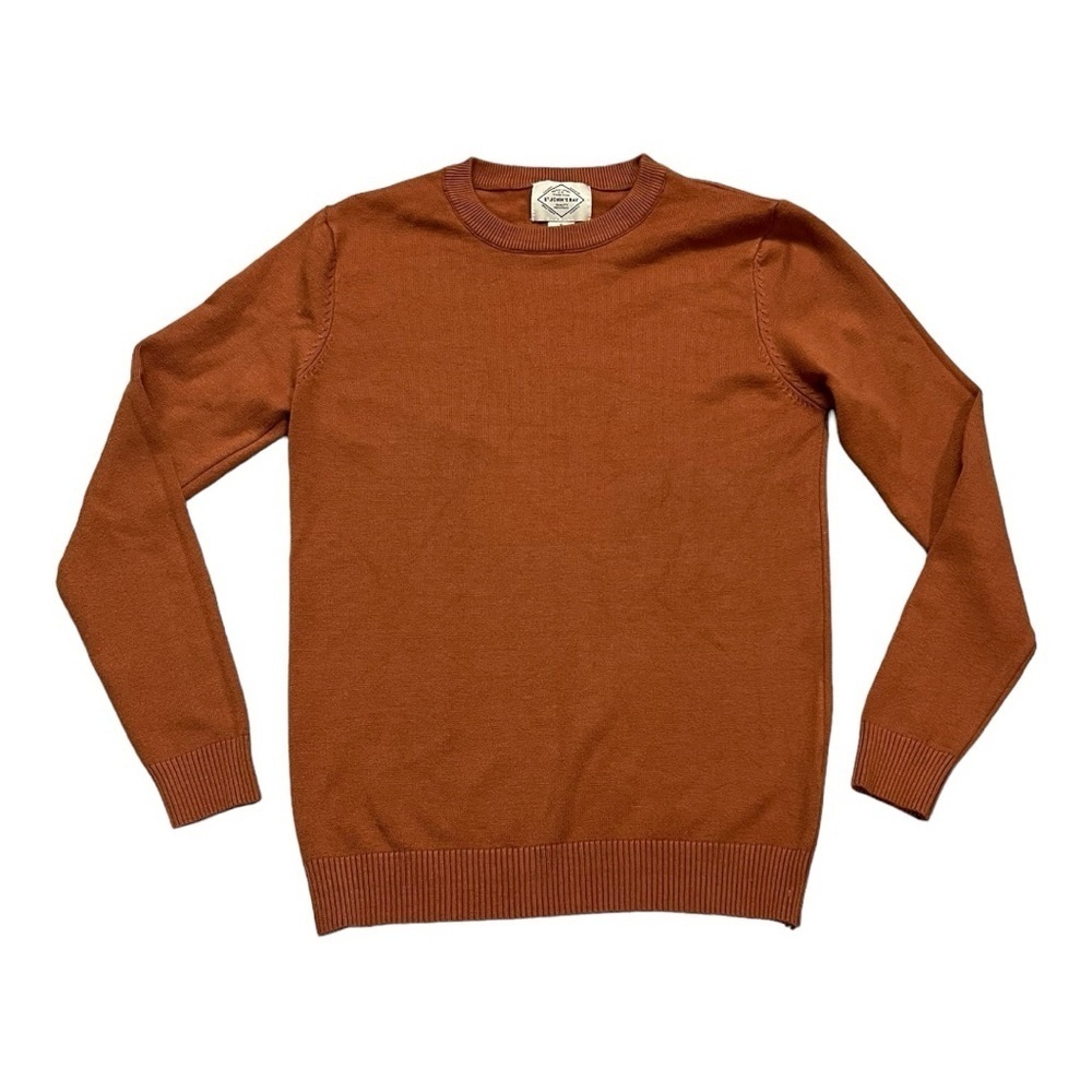 St John’s Bay Long Sleeve Crew Neck Cinnamon Spice Sweater Size S
